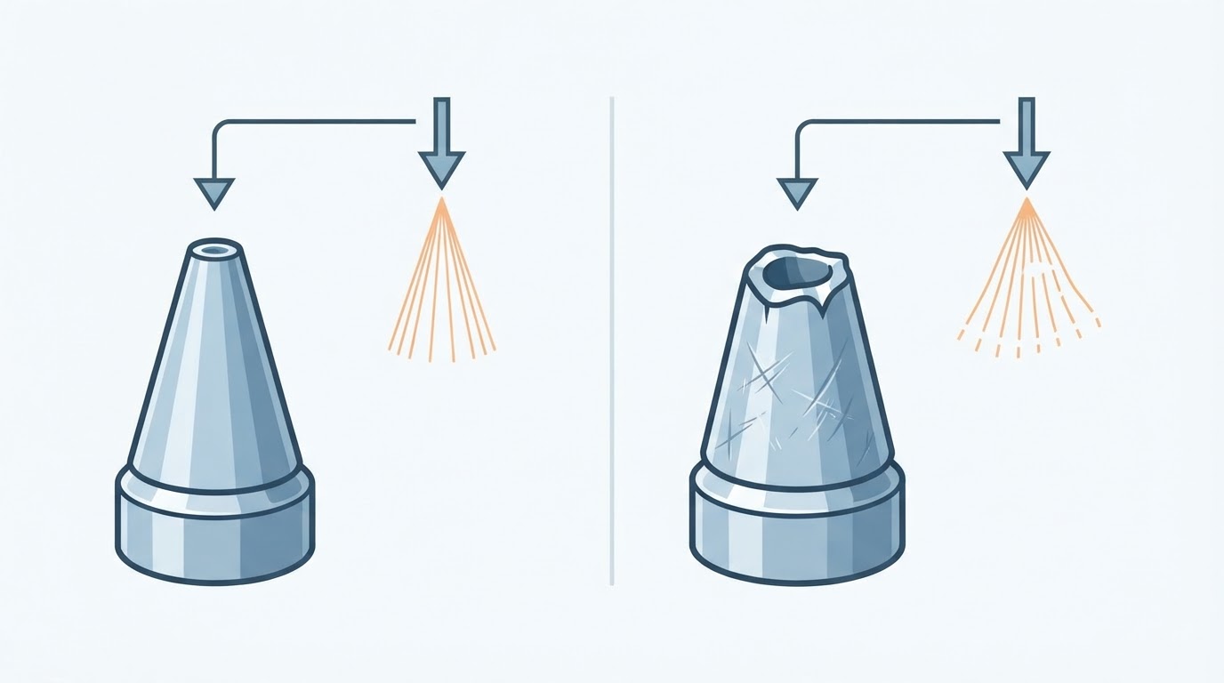 Workflow diagram for airbrush cleaning brushes.